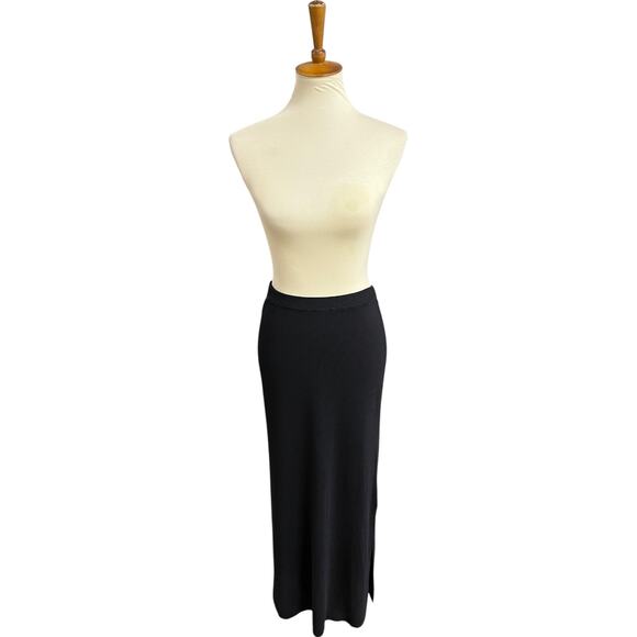 NWT Max Studio Stretchy Workwear Quiet Luxury Maxi Skirt Size Medium - Picture 1 of 9